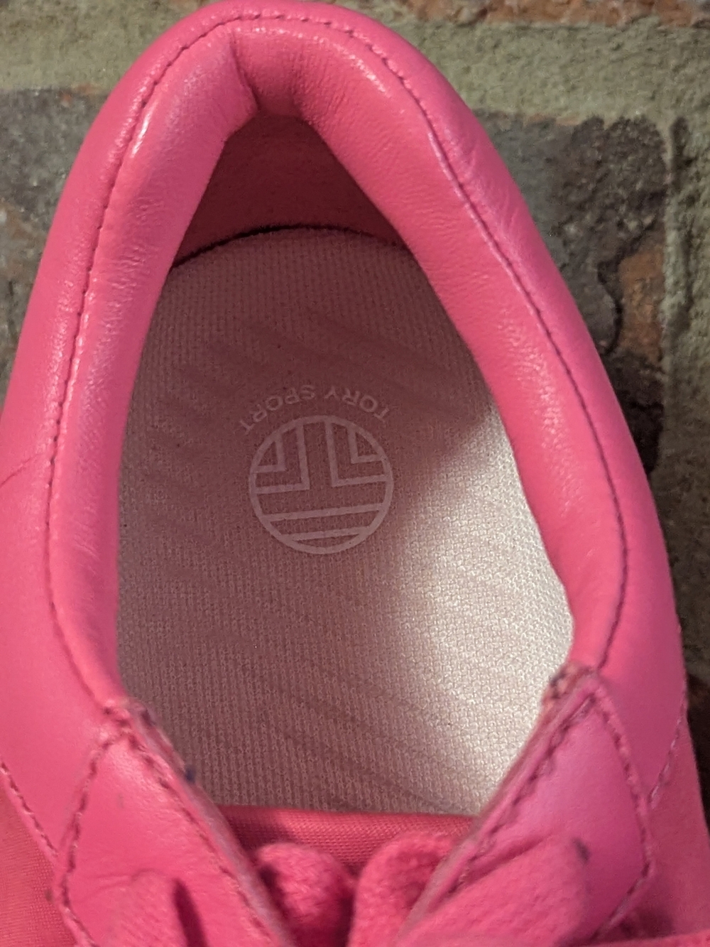 Tory Sport Tory Burch Bubble Pink Sneakers 5.5 NWOB - Picture 3 of 7